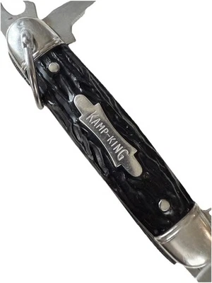 Vintage Imperial Kamp King Folding Pocket Camping Knife-Great Condition, Sharp! - Image 1 of 4