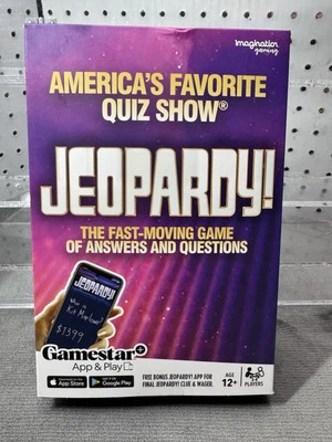 Jeopardy America’s Favorite Quiz Show Questions, Answers Family Fun Gamestar NIP - Image 1 of 2