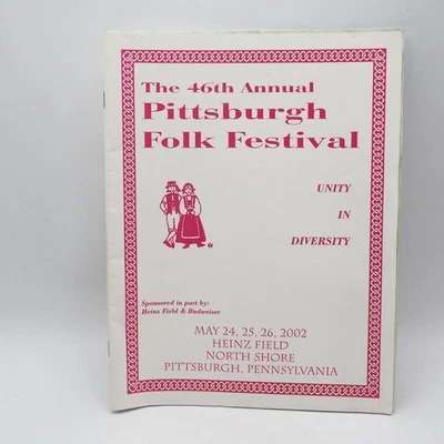 Pittsburgh 46th Annual Folk Festival Booklet Program 2002 - Image 1 of 3
