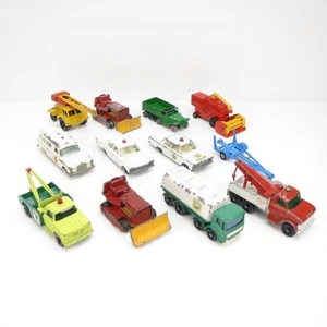 Coches diecast Lesney Matchbox 1-75 vintage años 60 camiones trenes - Lote de 12 - Imagen 1 de 13