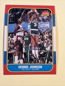 Fleer Dennis Johnson #50 1986 - Foto 1 di 2