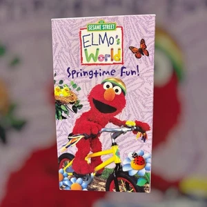 Sesame Street Elmo's World Springtime Fun VHS 2002 Kids Sony Wonder - Picture 1 of 2