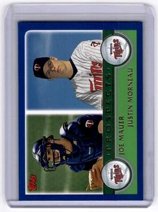 2003 Topps Joe Mauer/Justin Morneau Rookie Minnesota Twins #680 - Bild 1 von 2