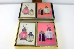 Vintage Congress Double Deck Cards Lyle Lamp Velvet Case Celutone Finish - Picture 1 of 3