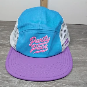 Sombrero Pacer rnnr - Ritmo de Fiesta Púrpura Rosa Azul Lt Talla Grande Snapback Gorra Ajustable - Imagen 1 de 8
