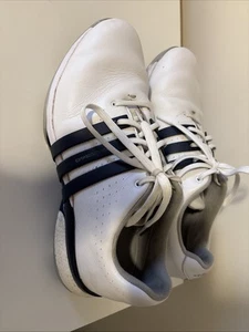 Adidas Men's Tour360 24 Boost Golf Shoes - IF0245 - White/Navy/Silver - Size 9.5 - Picture 1 of 24