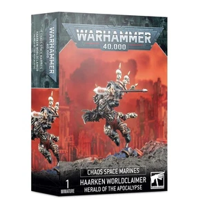 Warhammer 40k Chaos Space Marines Haarken Worldclaimer, Herald of the Apocalypse - Picture 1 of 1