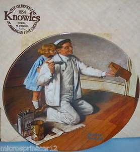 "The Painter" 1983 "Heritage Series" Collectors Plate by Norman Rockwell - Picture 1 of 5