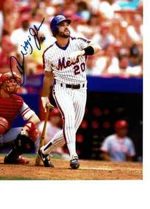 1986 New York  Mets Howard Johnson autographed  8x10  action photo  - Picture 1 of 1
