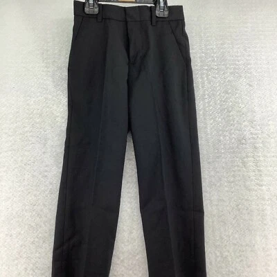 Класс клуб мальчиков эластичной плоский передний современный крой повседневный черный Chino брюки размер 5 - Изображение 1 из 4