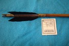 1 One Handmade Navajo 25 inch  Arrow w/Turkey feathers & Stone chipped Arrowhead