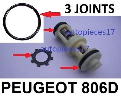 Kit 3 Joints + Clips  Reparation Panne Support Filtre Gasoil  205 405 C15 605 Xm • 8.99€