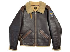EASTMAN B-6 MOUTON FLIGHT JACKET ARMY AIR FORCE used japan