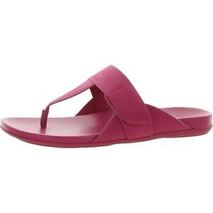 Naturalizer Womens Genn-Twirl Pink Flat Slide Sandals 7.5 Medium (B,M) BHFO 8029