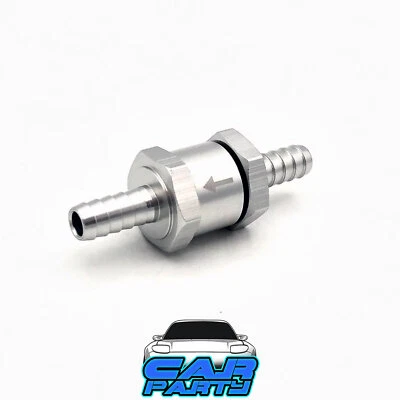 CARPARTY CHECK VALVE ONE WAY FUEL NON RETURN 6 8 10 12 MM PETROL DIESEL OIL WATER BIO