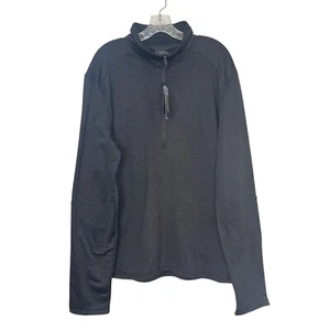 Fossa Laguna Mens Pullover Shirt 1/4 Zip Gray Size 2XL New - Picture 1 of 16