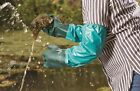 Briers Gardening Gloves Rigger Leather Waterproof Drain Gauntlet Cotton Gloves