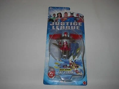 DC COMICS MATTEL LIGA DE LA JUSTICIA EL FLASH CON MEGA ARMADURA 2003 NUEVO. Foto 1 de 3
