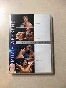 Rocky / Rocky II / Rocky III / Rocky IV (DVD, 4-Disc Set) 4 Feature Films Movies - Picture 1 of 5