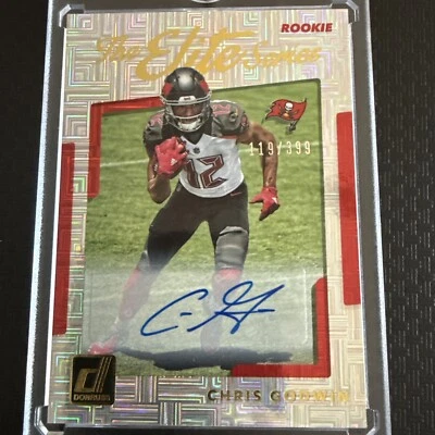 2017 Donruss The Elite Series Rookies Auto #22 Chris Godwin #/399 - Image 1 of 3