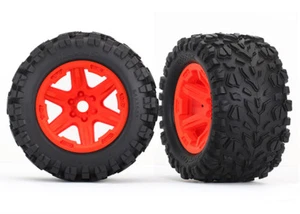 Traxxas 8672A Neumáticos Talon 3.8" Sobre Llantas Naranja Hex 17mm - Picture 1 of 1