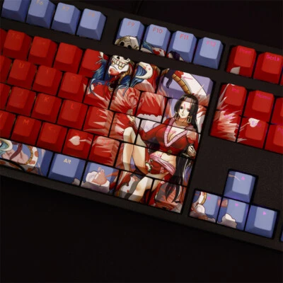 Anime Keycaps Boa·Hancock ONE PIECE 108 Keys For Cherry MX keyboard - Image 1 of 4