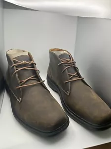 DR. COMFORT brown leather RUK chukka Boot pressure relief size 9.5W Men’s New - Picture 1 of 15