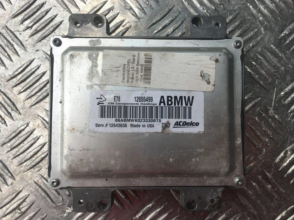 CENTRALINA MOTORE PER OPEL Adam 1° Serie 12655499 Benzina 1200 (13>) - Immagine 1 di 2