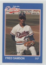 1989 Grand Slam Tulsa Drillers Fred Samson #23