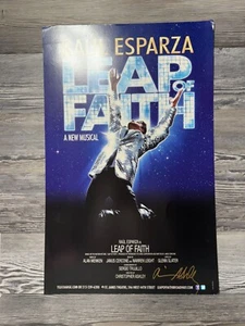 LEAP OF FAITH, RAUL ESPARZA, BROADWAY WINDOW CARD/POSTER, SIGNIERT - Bild 1 von 9