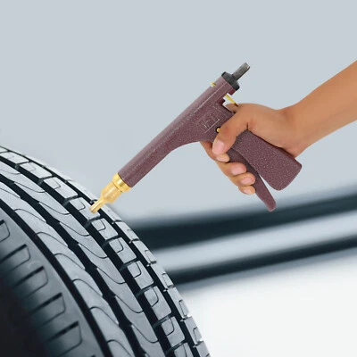Tire Plugger Tubeless Tire Wheel Repair Gun Kit Mushroom Plug Probe Nozzle! - Imagem 1 de 4