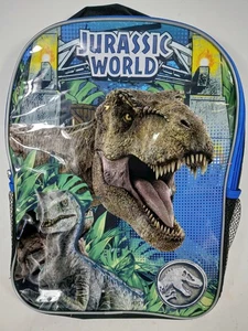 Jurassic World Jugend Rucksack Büchertasche T Rex Dinosaurier 15 x 11 x 3" - Bild 1 von 4
