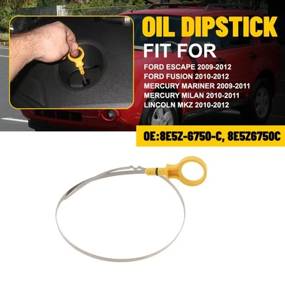Varilla de medición de nivel de aceite 8E5Z-6750-C compatible con Ford Escape Fusion Lincoln MKZ 2010-2012 Foto 1 de 4