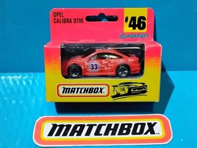 1997 MATCHBOX OPEL CALIBA #46 ORANGE DTM ITC RACER MB301 90s GERMAN RACING  - Image 1 of 4