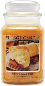 Velas perfumadas de pan con mantequilla caliente - Tarro de vidrio grande, juego de 2 - Imagen 1 de 12