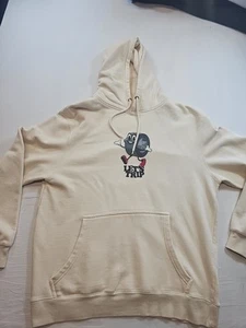 Sturniolo Let’s Trip Wheelie Hoodie Men's Large Ivory Cream Pullover Hoodie - Picture 1 of 14