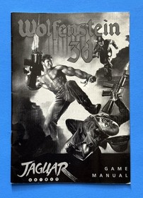 Wolfenstein 3d &mdash; ATARI Jaguar Original Instruction Manual Booklet ONLY