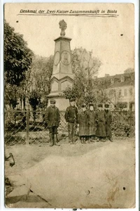 Polonia Biala Podlaska Zar Nicolás Kaiser Guillermo Reunión Monumento Niños Judíos - Imagen 1 de 4