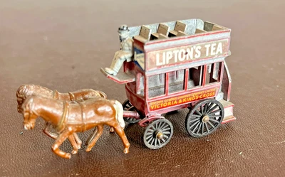 Matchbox🔥Lesney Models of Yesteryear Y12-1 1899 London Horse Drawn Bus - Image 1 of 4
