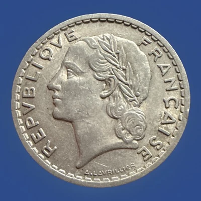 Moneda de 5 francos Francia 1947, km888b.2 - Hermosa moneda 🇫🇷 181 Foto 1 de 4