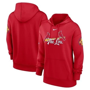 St. Louis Cardinals Nike City Connect Authentic Collection Practice Hoodie MLB - Picture 1 of 3