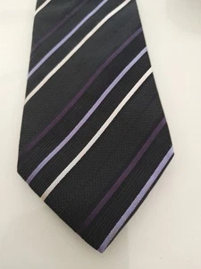 Hardy Amies 100% SILK. Made In Germany.REPP Tie.9cm Wide. 154cm long. - Picture 1 of 7