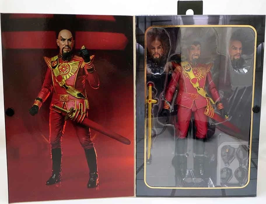 Neca Flash Gordon Ming The Merciless And Flash Gordon Ultimate Action Figures.