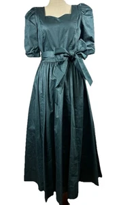 Vintage Laura Ashley Women’s Floral Ball Gown Size 12 Prairie Wedding Dress - Picture 1 of 13