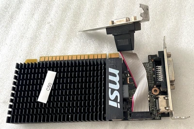 MSI Nvidia GeForce GT710 1GB DDR3 PCI-E HDMI VGA DVI Video Graphics Card - Image 1 of 4