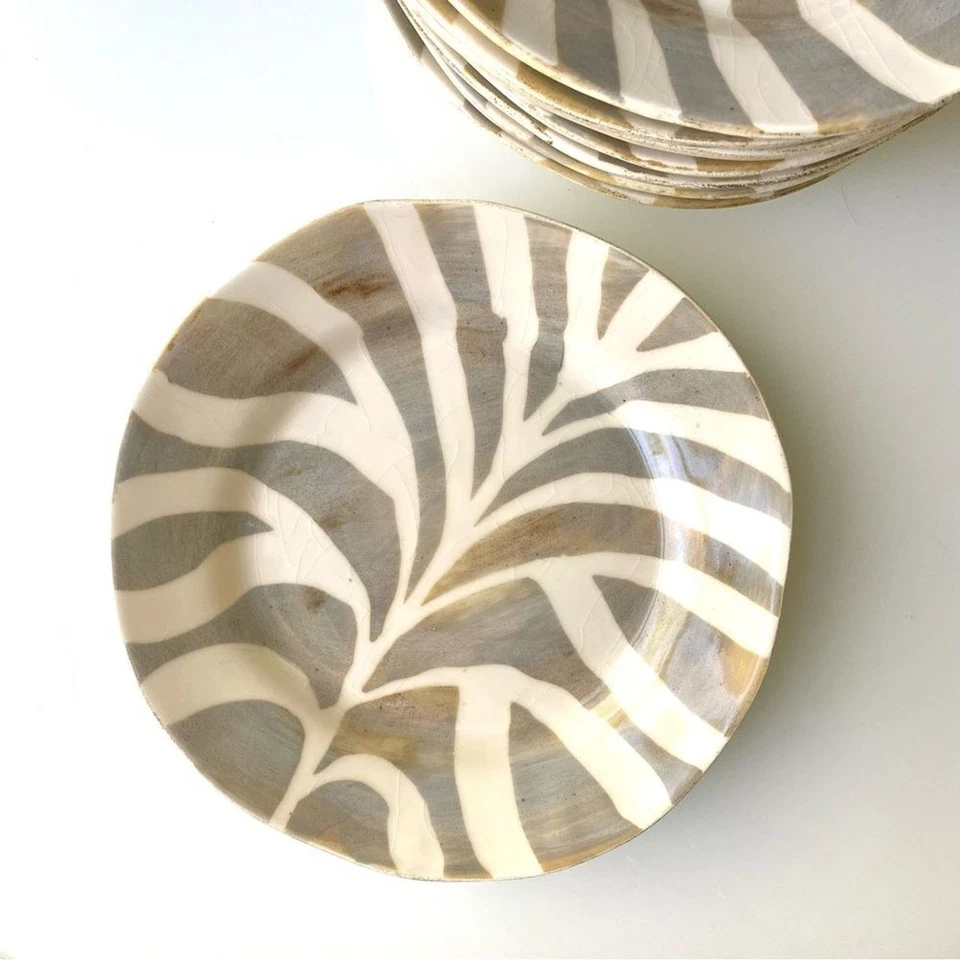 Juego de 4 platos de ensalada VIETRI de la colección Safari Foto 1 de 4