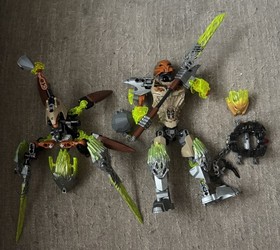 Lego Bionicle 71306 & 71301 Pohatu Uniter of Stone/ Ketar Creature 100% Complete