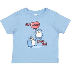 Inktastic My Nana Loves Me Baby T-Shirt Penguin Cute Adorable Grandmother Infant - Picture 1 of 11