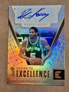 2017 ROBERT HORRY PANINI ESSENTIALS AUTOGRAPHED AUTO CARD /49 SPURS #CE-RHY ROB - Picture 1 of 3
