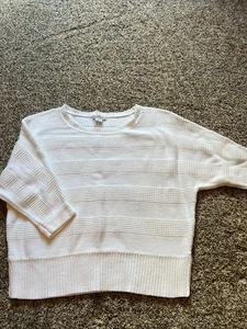 Liz Claiborne Damen Pullover weiß Gr. Large - Bild 1 von 7